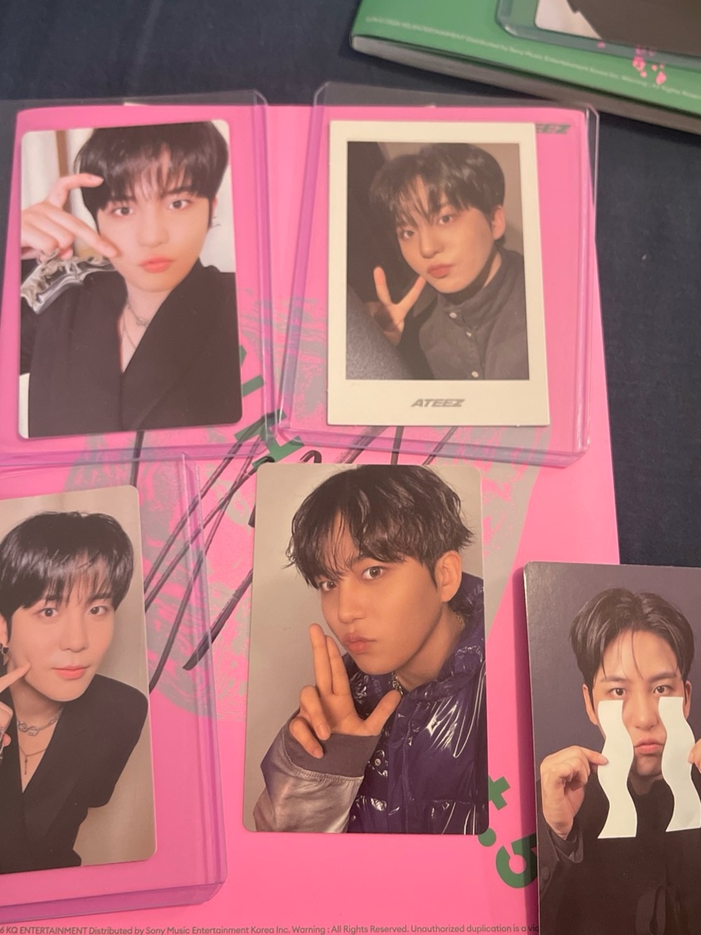 ATEEZ JONGHO PHOTOCARD indiv  #kpop #ATEEZ  #photocards #Goldenhourpart5